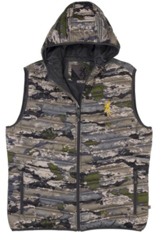Browning Packable Puffer Hooded Vest Ovix