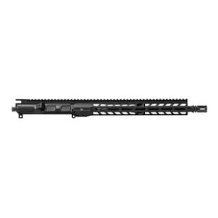 M4E1 Threaded 14.5" 5.56 Carbine-Length M4 QPQ Barrel Complete Upper W/ 13.5" Slimline Handguard - Anodized Black