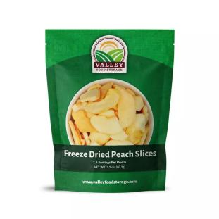 Freeze Dried Peach Slices - Valley Food Storage